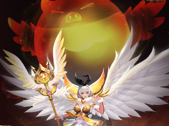 而暗翼魔灵仿佛能和夜融为一体背面张开的恶魔双翼让她气势倍增